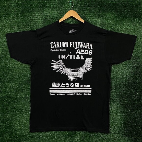 Initial D Takumi Fujiwara Tshirt size large - Picture 1 of 4